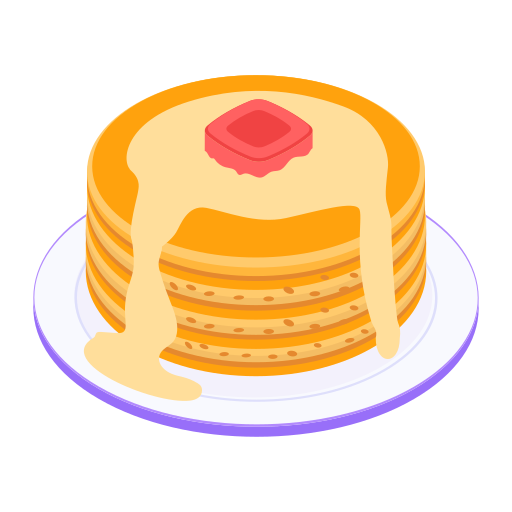 パンケーキ Generic color fill icon