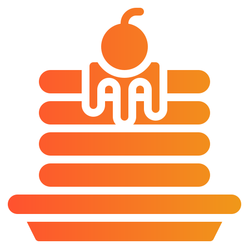 パンケーキ Generic gradient fill icon