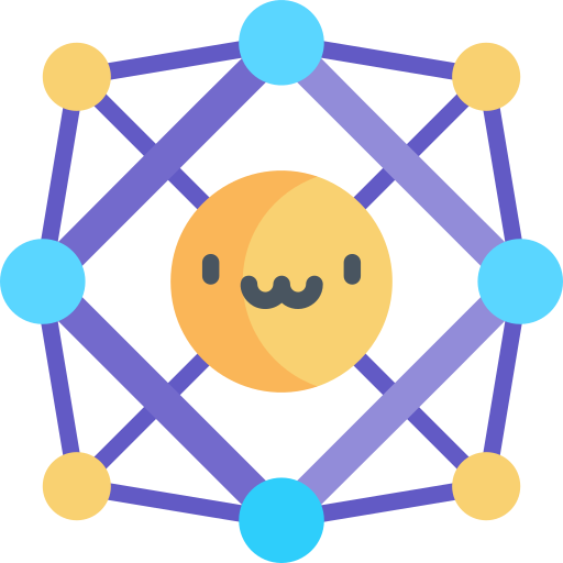 Network Kawaii Flat icon