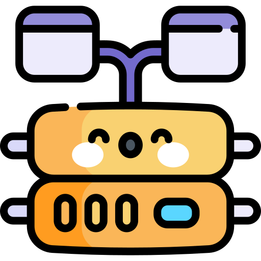 Server Kawaii Lineal color icon