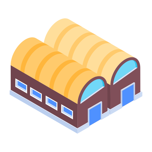 Warehouse Generic color fill icon