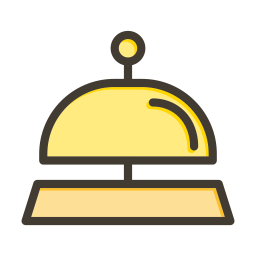 campanello dell'hotel Generic color lineal-color icona