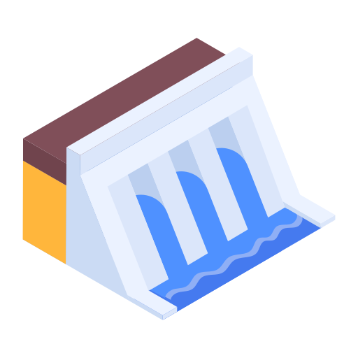 Hydropower Generic color fill icon