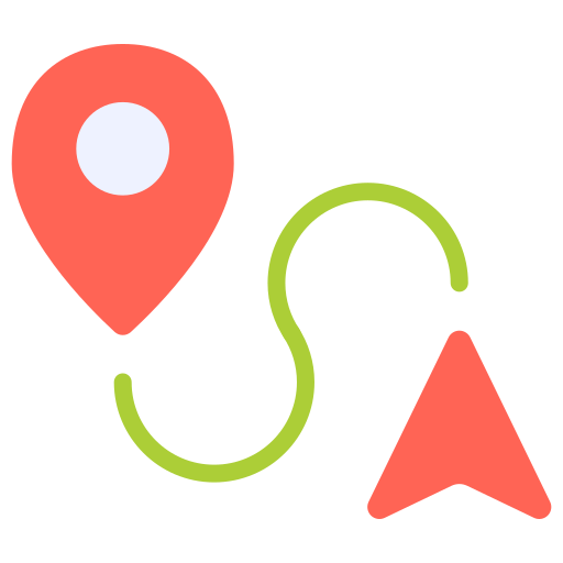 mapy i lokalizacja Generic color fill ikona