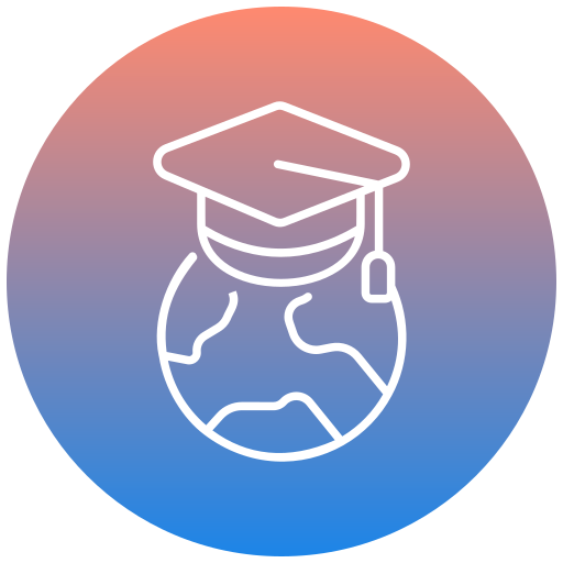 Bachelor Generic gradient fill icon