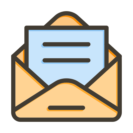 envoi postal Generic color lineal-color Icône