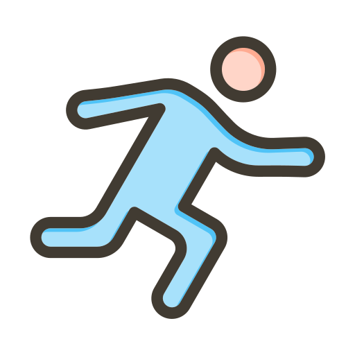 Runner Generic color lineal-color icon