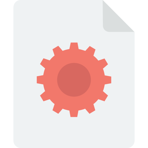 archivo de configuración Generic color fill icono
