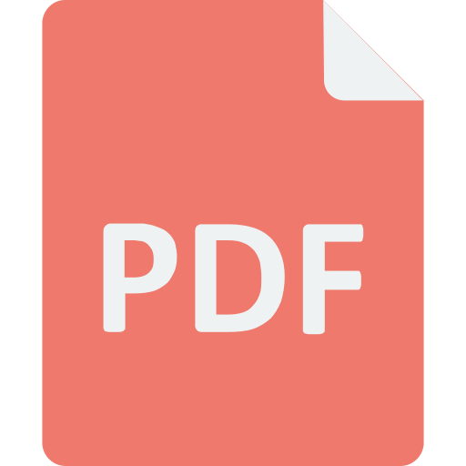 pdfファイル Generic color fill icon