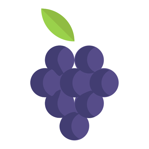 Виноград Generic color fill иконка