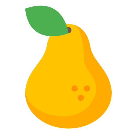Pear Generic color fill icon