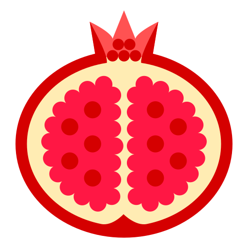 granaatappel Generic color fill icoon