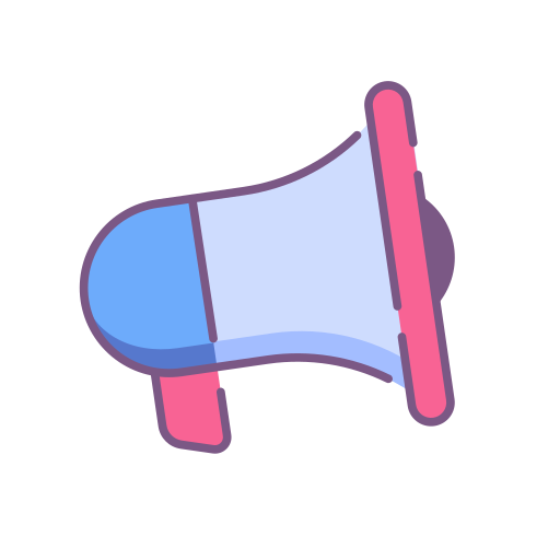cône de haut-parleur Generic color lineal-color Icône