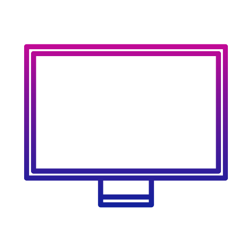 televisor Generic gradient outline icono