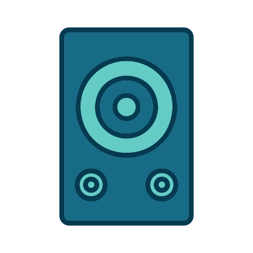 głośnik Generic color lineal-color ikona
