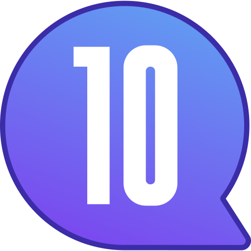 zehn Generic gradient lineal-color icon