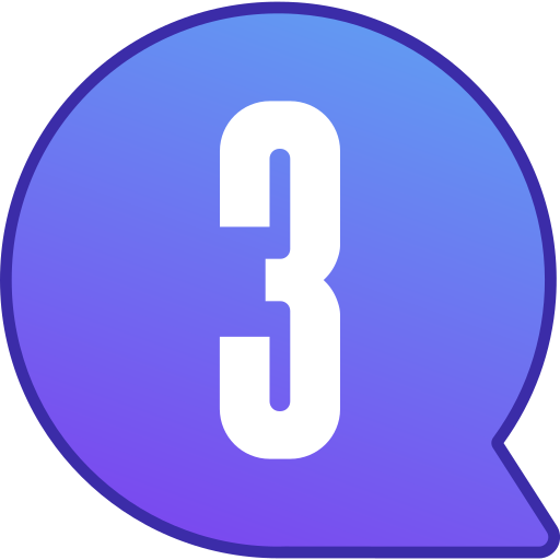 tres Generic gradient lineal-color icono
