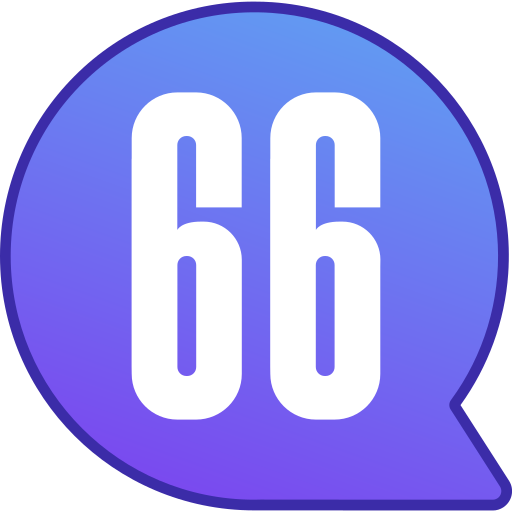 Sixty six Generic gradient lineal-color icon