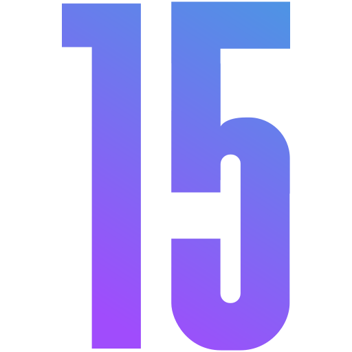 15 Generic gradient fill icon