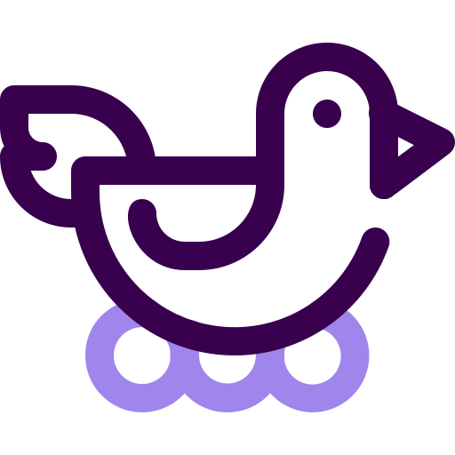 galinha Generic color outline Ícone