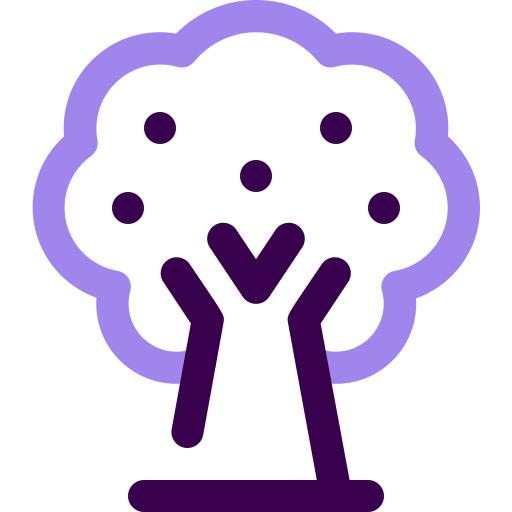 Фруктовое дерево Generic color outline иконка