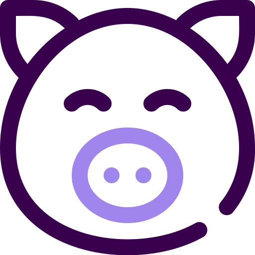 Свинья Generic color outline иконка