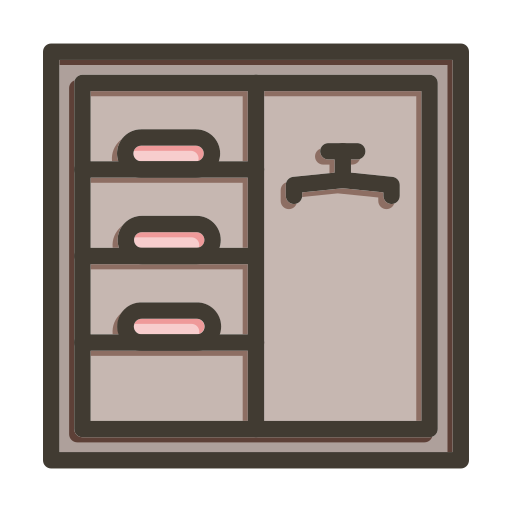 kleiderschrank Generic color lineal-color icon