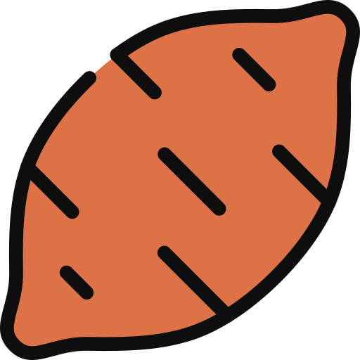 słodki ziemniak Generic color lineal-color ikona