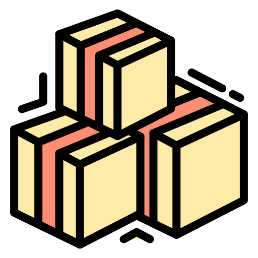 Упаковочная коробка Generic color lineal-color иконка
