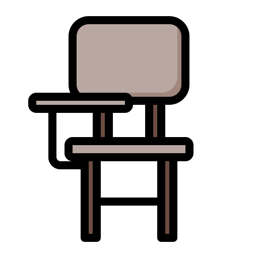 cadeira de mesa Generic color lineal-color Ícone