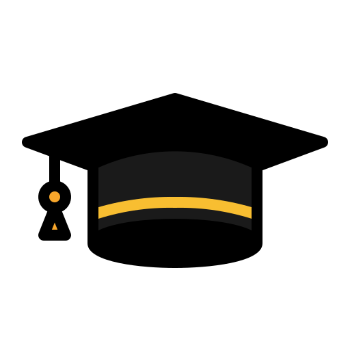 モルタルボード Generic color lineal-color icon