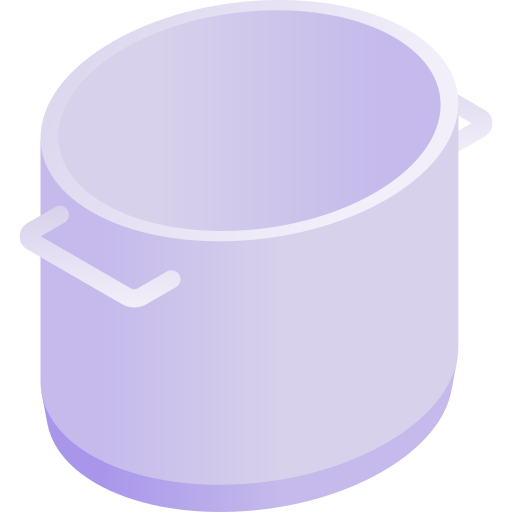 鍋 Gradient Isometric Gradient icon