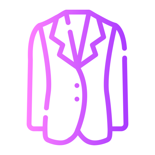 chaqueta Generic gradient outline icono