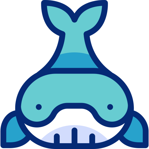 Whale Basic Accent Lineal Color icon