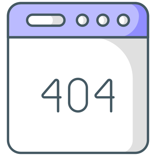 404 fehler Generic color lineal-color icon