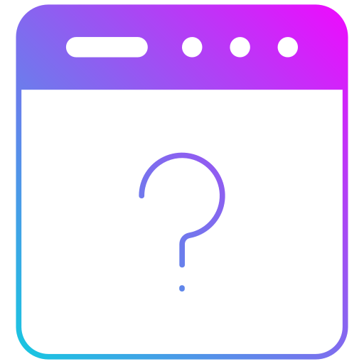 Questions Generic gradient fill icon