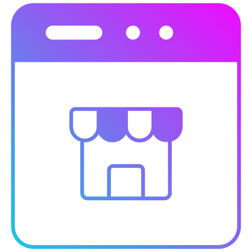 Online store Generic gradient fill icon