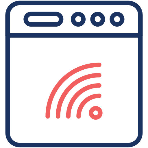 wi-fi Generic color outline иконка