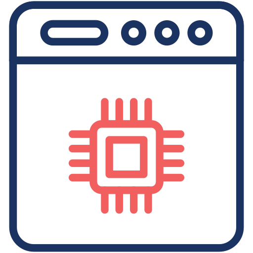 mikroprocesor Generic color outline ikona