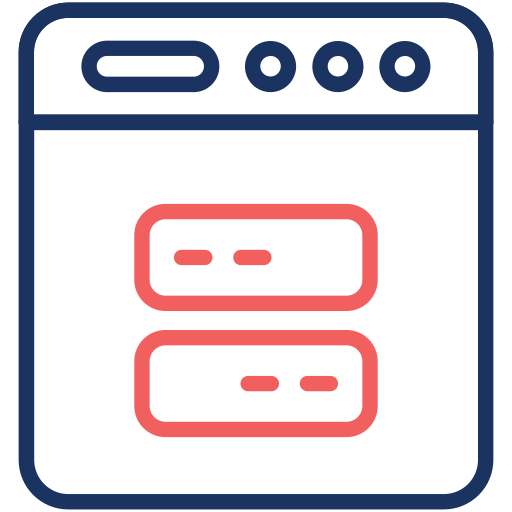 Server Generic color outline icon