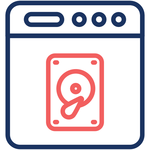 Hard drive Generic color outline icon