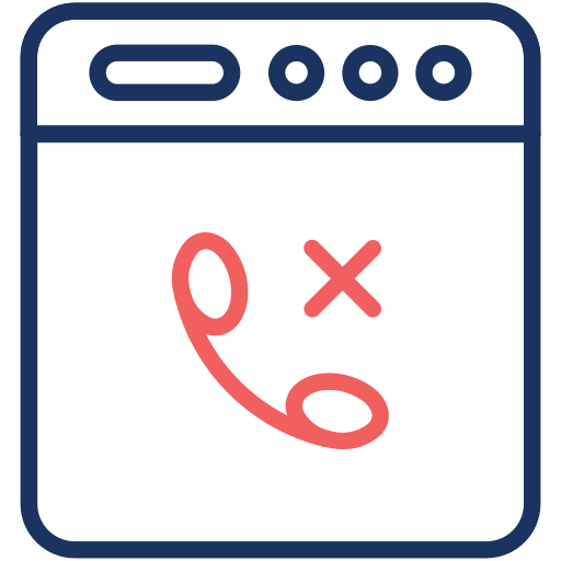 fin de llamada telefónica Generic color outline icono