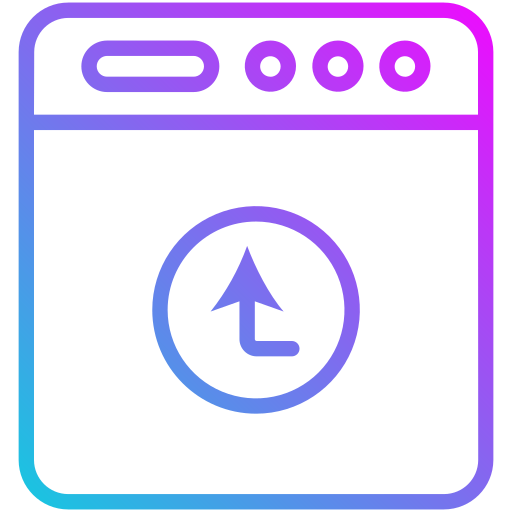 Upload Generic gradient outline icon