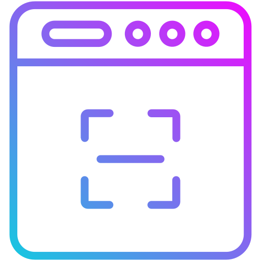 Scanning Generic gradient outline icon