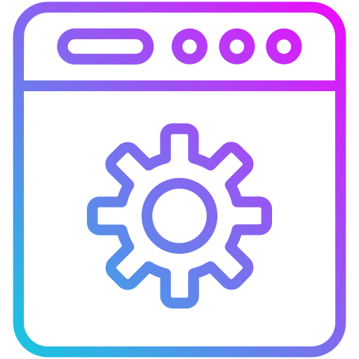 Gear Generic gradient outline icon