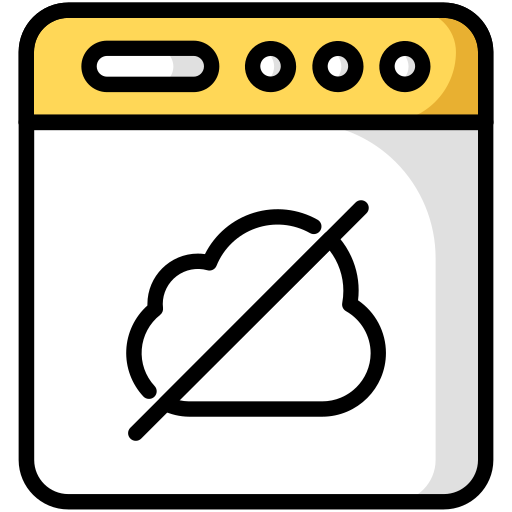 Cloud blocked Generic color lineal-color icon