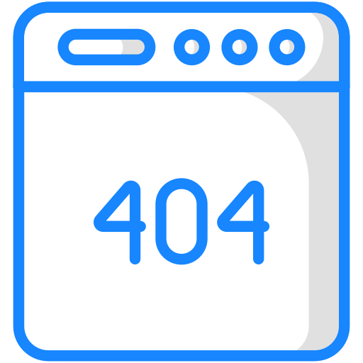 404 ошибка Generic color lineal-color иконка