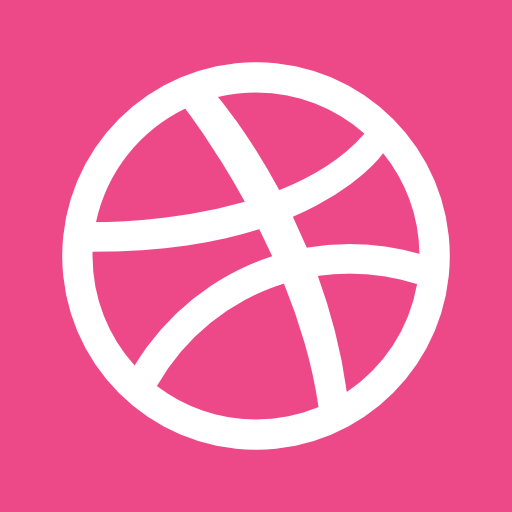 Dribbble Special Flat icon