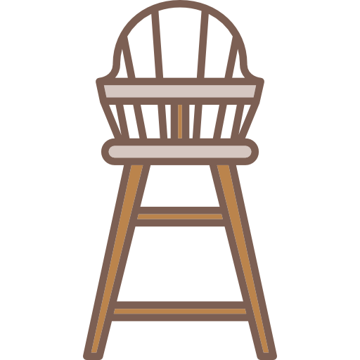 silla alta  icono