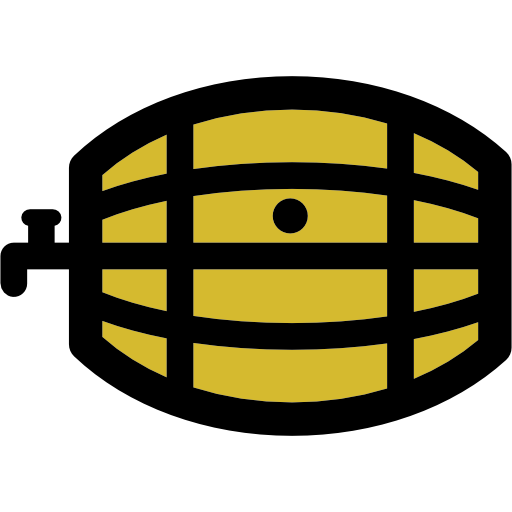 Barrel Curved Lineal color icon